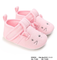 DL - Giày tập đi chuột Hồng - 12M