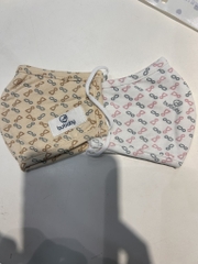 BU S10 - Khẩu trang Bambus - ABB030000 - Be in Iconic 1 + Trắng in Iconic 1 - FS - SS25.T7C