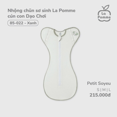LP - Nhộng chũn sơ sinh La Pomme cún con Dạo Chơi - Xanh - SS25.T3A