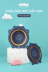 TOBE - Chậu rửa mặt gấp gọn Pig (Dark Blue) - 2105H
