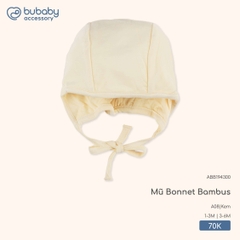 BU - Mũ Bonnet Bambus ABB194300 - Kem - Mỏng - SS25.T9B