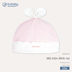 BU - Mũ tròn đính nơ - ABB19DN00 - Hồng nhạt - 0-3M - SS26.T4C