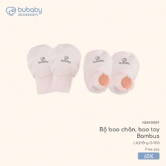 BU S10 - Bộ bao chân, bao tay Bambus - ABB400004 - Hồng 12+1813 - FS - SS25.T8A