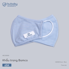 BU - Khẩu trang Bamco - ABC030000 - Kẻ blue - Blue - Free size - SS26.T4C