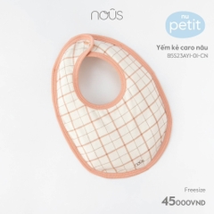 NOUS - Yếm kẻ caro nâu - . - FS