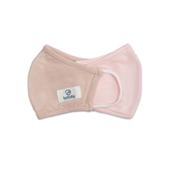 BU - Khẩu trang Bambus - ABB030000 - Be đậm + Hồng 37D - FS - SS25.T12C