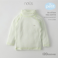 NOUS - Áo cổ 5cm màu xanh lá - . - 12-18M - Áo cổ 5cm màu xanh lá - . - 12-18M