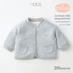 NOUS - Áo khoác chần bông xanh lam - . - 6-9M - Áo khoác chần bông xanh lam - . - 6-9M