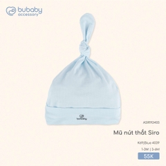 BU S10 - Mũ nút thắt Siro - ASR192403 - Blue 4039 - 3-6M - SS25.T8A