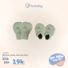 BU ĐÂY - Bộ bao chân, bao tay Siro - Xanh lá - Free size