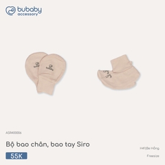 BU - Bộ bao chân, bao tay Siro - ASR400006 - Be Hồng - Free size - SS26.T5B