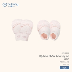 BU - Bộ bao chân, bao tay nơ xinh - AVC400030 - Hồng 432 - Free size - SS26.T2A