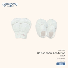 BU - Bộ bao chân, bao tay nơ xinh - AVC400030 - Trắng 432 - Free size - SS26.T2A