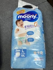 MX - L Boy Quần - L44 - Bỉm Moony Xanh