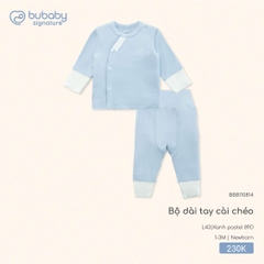 BU - Bộ dài tay cài chéo BBB110814 - Xanh pastel 89D - SS25.T8A