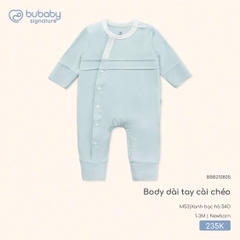 BU - Body dài tay cài chéo - BBB210805 - Xanh bạc hà 54D - 1-3M - SS25.T8A