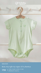 BU - Body chip ngắn tay raglan cổ trụ Bambus - BBB230301 - Xanh matcha - 9-12M - SS25.T4A