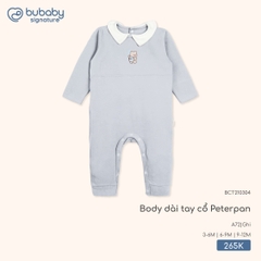BU - Body dài tay cổ Peterpan BCT210304 - Ghi - Trung - SS25.T9B