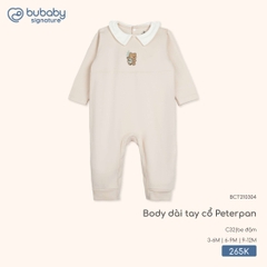 BU S10 - Body dài tay cổ Peterpan - BCT210304 - be đậm - 6-9M - SS25.T9B