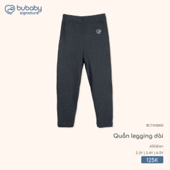BU S10 - Quần legging dài - BCT410003 - Đen - 3-4Y - SS25.T9B