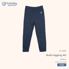 BU - Quần legging dài - BCT410003 - Navy - 3-4Y - SS25.T9B