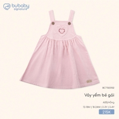BU S10 - Váy yếm bé gái - BCT503102 - Hồng - 2-3Y - SS25.T8C