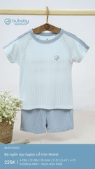 BU - Bộ ngắn tay raglan cổ tròn Molist - Blue 8442 - Xanh đậm 8442 - SS25.T3B