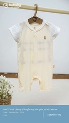 BU - Body đùi ngắn tay cài giữa, cổ tàu Molist - Kem 8442 - SS25.T3A