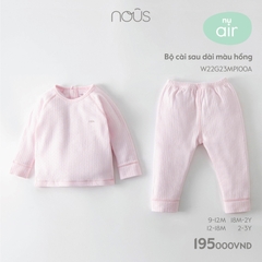 NOUS:-:Bộ:cài:vai:dài:màu:hồng:-:2-3Y:-:SS23.9
