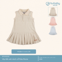 BU - Váy liền sát nách cổ Polo Ponie - Be in iconic 251 - 2-3Y - SS25.T5C