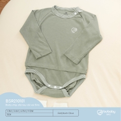 BU - Body chip dài tay cài vai Siro - Xanh Olive - 1-3M - SS24.T11A