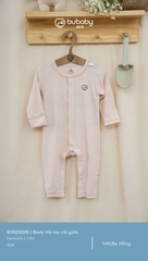BU - Body dài tay cài giữa - BSR210205 - Be Hồng - Newborn - SS25.T3A