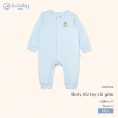 BU - Body dài tay cài giữa - BSR210208 - Blue 407 - Newborn - SS25.T8C