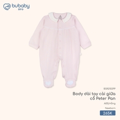 BU - Body dài tay cài giữa cổ Peter Pan - BSR2102PP - Hồng - Newborn - SS25.T10B