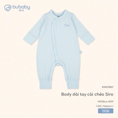 BU S10 - Body dài tay cài chéo Siro - BSR210807 - Blue 4039 - Newborn - SS25.T8A