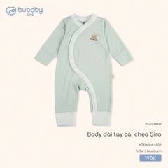 BU - Body dài tay cài chéo Siro - BSR210809 - Mint 4039 - Newborn - SS25.T8A