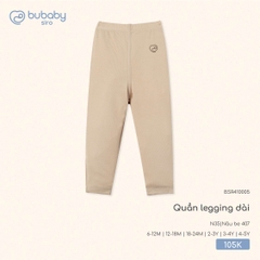 BU Z10 - Quần legging dài - BSR410005 - Nâu be 407 - 6-12M - SS25.T8A