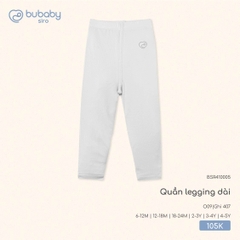 BU - Quần legging dài BSR410005 - Ghi 407 - SS25.T8A