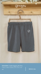 BU - Quần legging đùi Siro - Ghi đen - SS25.T3A