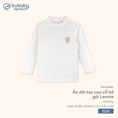 BU - Áo dài tay cao cổ bé gái Lennie - BWL3109BG - Trắng - 3-4Y - SS25.T10B