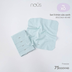 NOUS - Set 5 khăn sữa xanh - . - FS