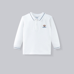 BU - Áo Polo dài tay Bubu - PPN310300 - Trắng - 6-12M - SS26.T9A