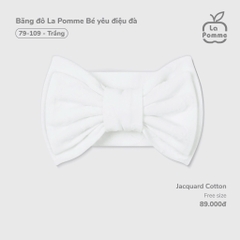 LP - Băng đô La Pomme Bé yêu điệu đà - Trắng - FS - SS25.T4B