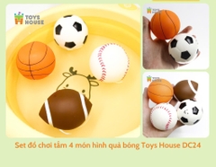 BY - Set đồ chơi tắm 4 món hình quả bóng Toys House DC24