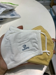 BU - Khẩu trang Bambus - ABB030000 - Trắng + vàng đậm - FS - SS25.BP