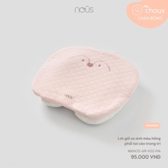 NOUS - Lót gối sơ sinh màu hồng phối tai cáo trang trí -SS25.T9A
