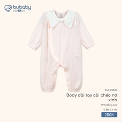 BU - Body dài tay cài chéo nơ xinh - KVC210830 - Hồng 432 - 3-6M - SS26.T2A