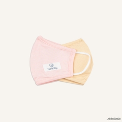 BU - Khẩu trang Bambus - ABB030000 - Vàng + Hồng 43D - FS - SS25.T7C