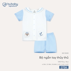 BU - Bộ ngắn tay thủy thủ - SBC135300 - Trắng - Blue - 6-12M - SS26.T4C