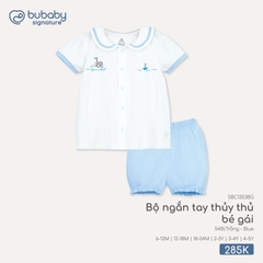 BU - Bộ ngắn tay thủy thủ bé gái - SBC1353BG - Trắng - Blue - 6-12M - SS26.T4C